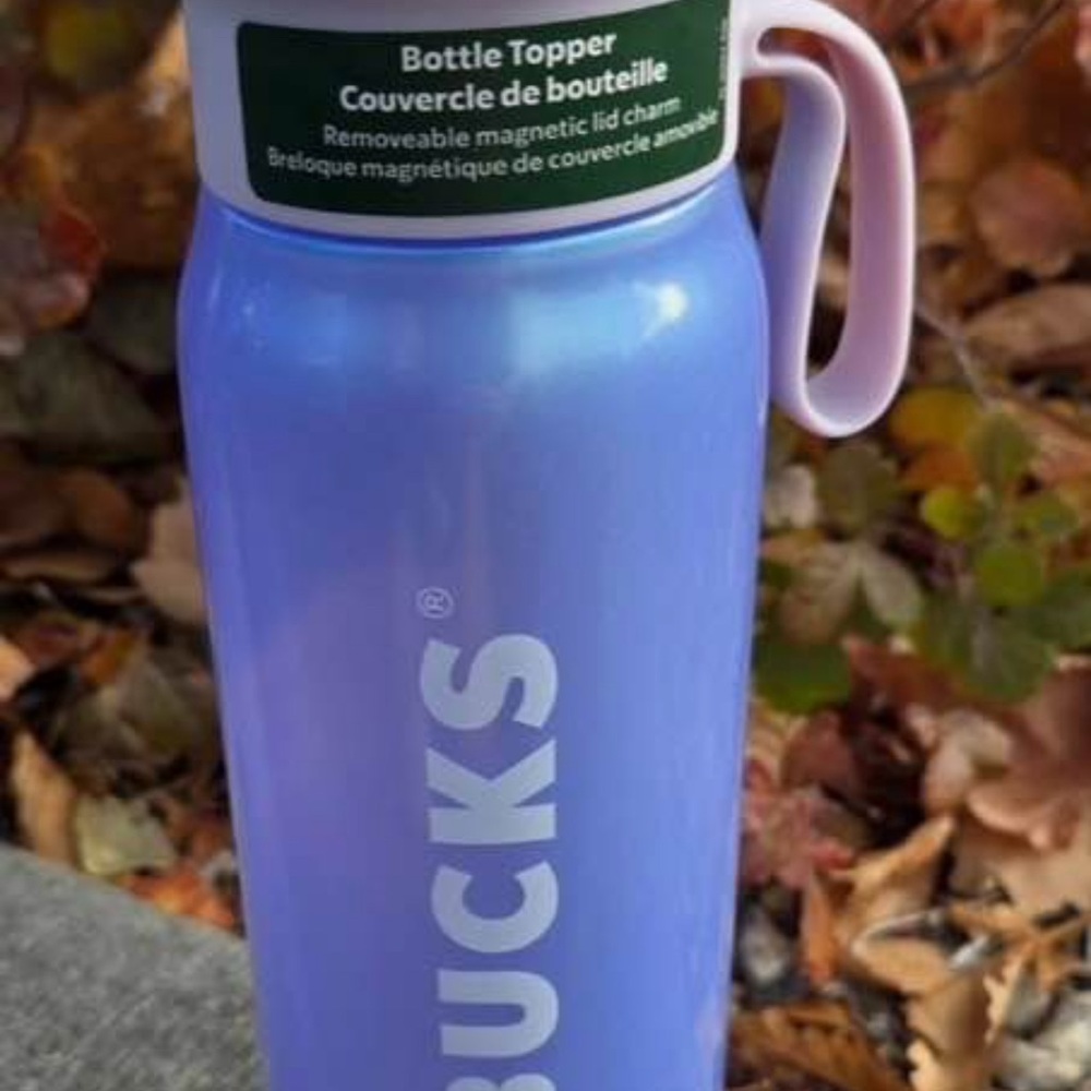 New STARBUCKS 2025 Holiday Bear Snow globe Water Bottle 24oz W/ Magnetic Lid